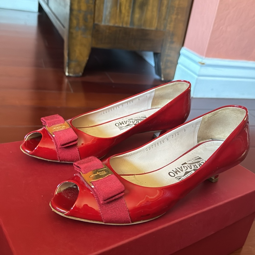 Absolutely gorgeous Salvatore Ferragamo shoes. Great condition!